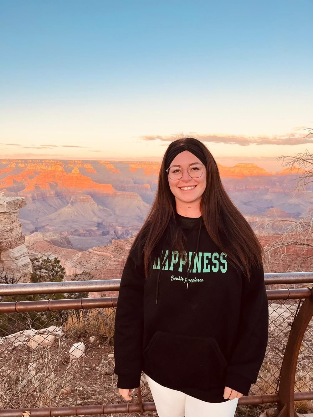Léa au Grand Canyon, États-Unis