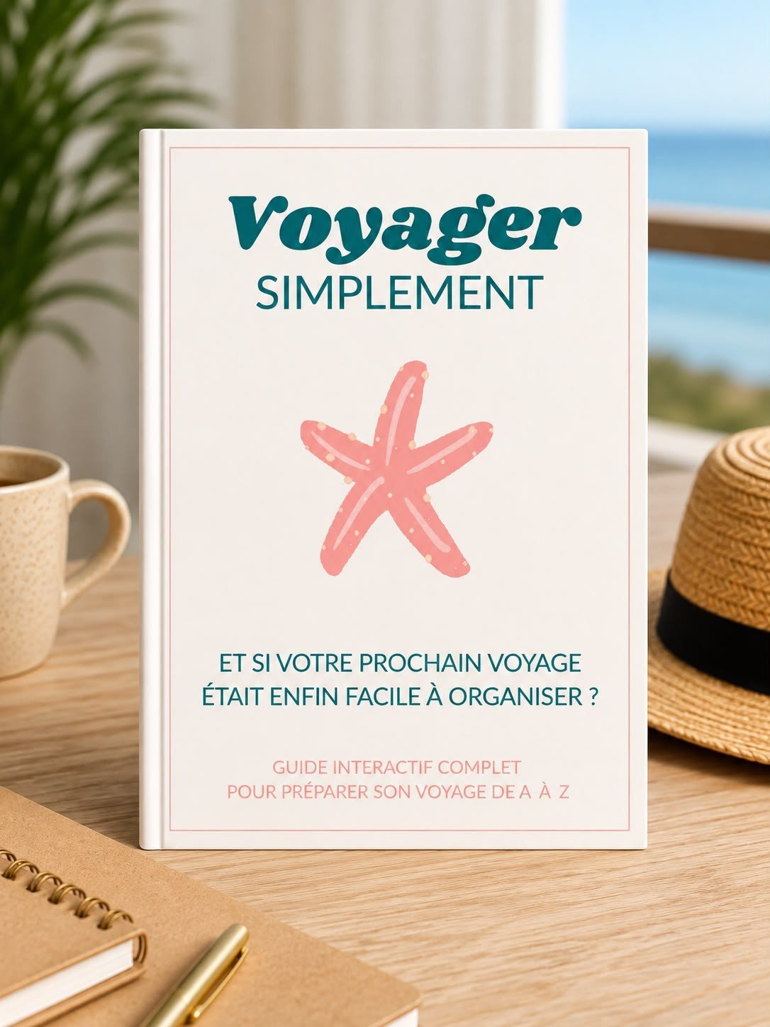 Couverture du carnet Voyager Simplement, recto